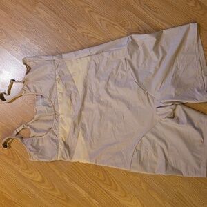 Cacique Shapewear Open Bust Thigh Shaper Womens 26/28 Slimming Bodysuit